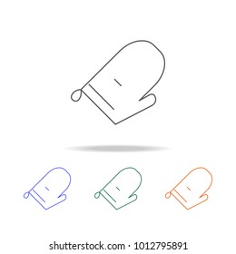 gloves icon. Element of kitchen accessories multi colored icons for mobile concept and web apps. Thin line icon for website design and development. Premium icon on white background