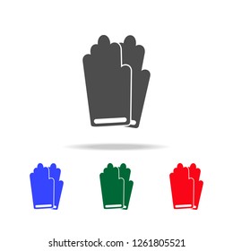gloves icon. Elements of washing in multi colored icons. Premium quality graphic design icon. Simple icon for websites, web design, mobile app