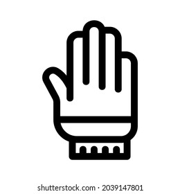 gloves icon or logo isolated sign symbol vector illustration - high quality black style vector icons
