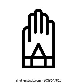 gloves icon or logo isolated sign symbol vector illustration - high quality black style vector icons
