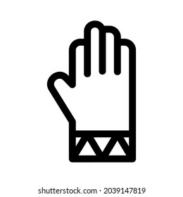 gloves icon or logo isolated sign symbol vector illustration - high quality black style vector icons
