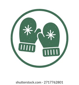 luvas ícone logotipo selo vetor no fundo branco
Ícone de carimbo de vetor