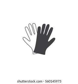 gloves icon. sign design