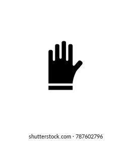 gloves icon. sign design