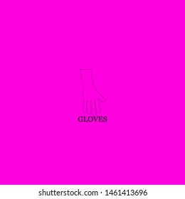 gloves icon sign signifier vector