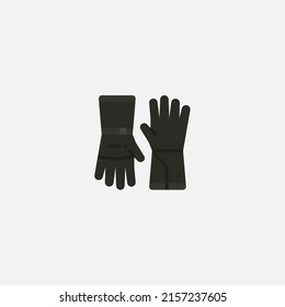 Gloves icon sign vector,Symbol, logo illustration for web and mobile