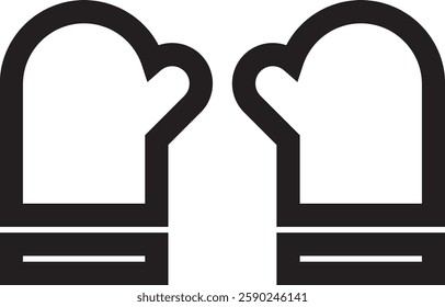 Gloves icon. simple gloves icon vector illustration