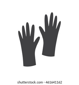 Gloves icon vector