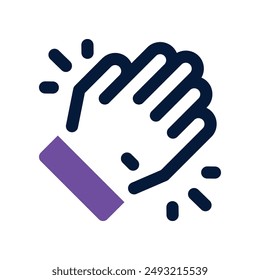 gloves icon. vector dual tone icon for your website, mobile, presentation, and logo design.