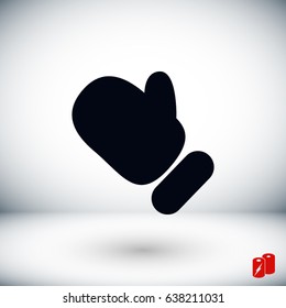 gloves icon vector, Vector EPS 10 illustration style