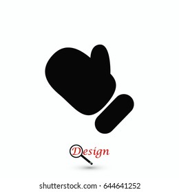 gloves icon vector, Vector EPS 10 illustration style