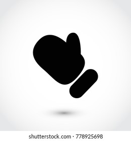 gloves icon vector, Vector EPS 10 illustration style