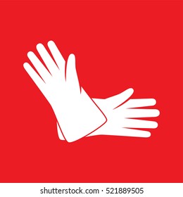 gloves Icon Vector Illustration