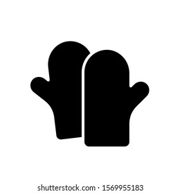 Gloves icon, vector illustration. Flat design style. vector gloves icon illustration isolated on White background, gloves icon Eps10. gloves icons graphic design vector symbols.