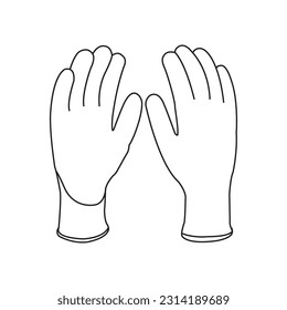 Gloves icon vector illustration symbol design