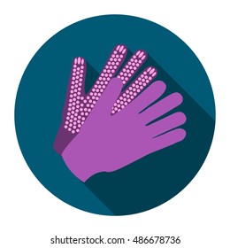 Gloves icon of vector illustration for web and mobile