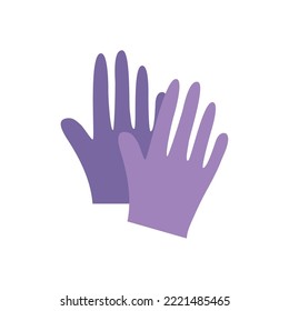 gloves icon vector image with white background