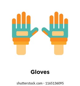 Gloves icon vector isolated on white background, Gloves transparent sign , snowy cold winter symbols