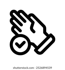 Icono de la línea del Vector para su Sitio web, móvil, presentación, y diseño del logotipo.