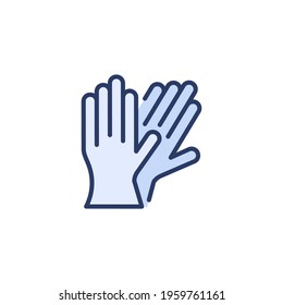 Gloves icon in vector. Logotype