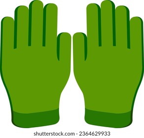 Vector de iconos de guantes en invierno. El diseño de guantes como icono, símbolo, invierno o celebración navideña. Icono de guantes en recurso gráfico para el diseño de temporada fría. Ropa de invierno para mantener el cuerpo caliente