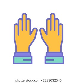 gloves icon for your website design, logo, app, UI.
