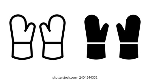 Gloves icon.symbol for mobile concept and web design. vector illustration