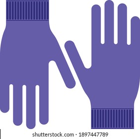 Handschuhe Bildvektor für den Druck und für Online-Zwecke. EPS-Format.