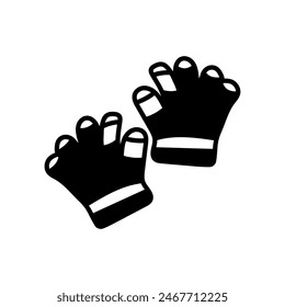 Gloves Isolated Icon, Vector Illustration