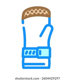 gloves mittens snowboard color icon vector. gloves mittens snowboard sign. isolated symbol illustration