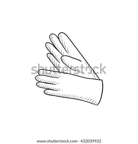 Similar – Image, Stock Photo pair of gloves Gloves Near
