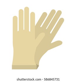 gloves sterile surgery icon vector illustration eps 10