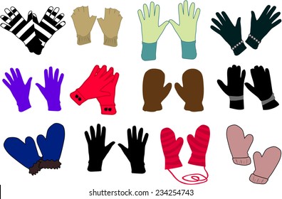 gloves - Vector 