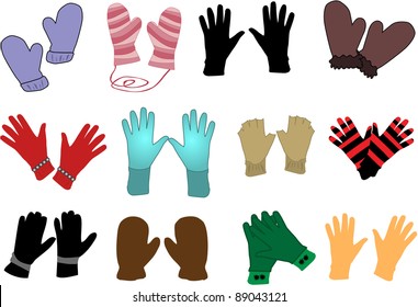 gloves -  Vector