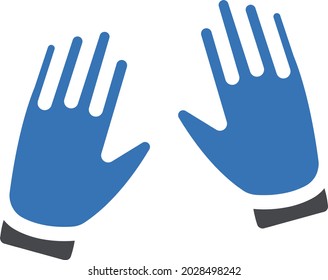 Handschuhe, Vektorsymbol