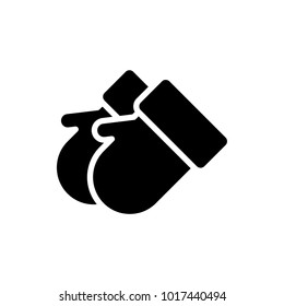 gloves vector icon