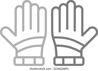 Gloves vector icon. Can be used for printing, mobile and web applications.