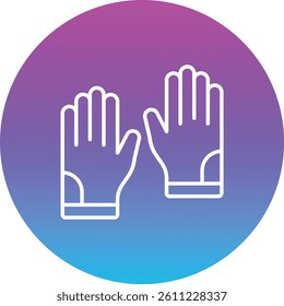 Gloves vector icon. Can be used for printing, mobile and web applications.