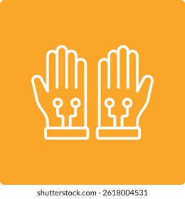 Gloves vector icon. Can be used for printing, mobile and web applications.