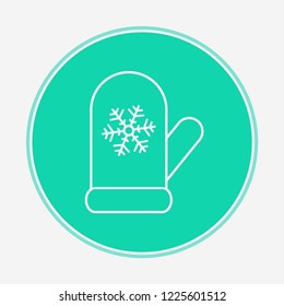 Gloves vector icon sign symbol