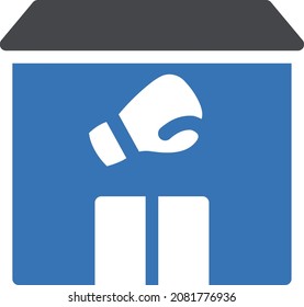 gloves vector illustration isolated on a transparent background . glyph vector icons for concept or web graphics.