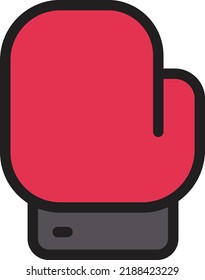 Ilustración del vector de guantes sobre un fondo transparente.Símbolos de calidad superior.Icono vectorial de trazo para el concepto y el diseño gráfico.