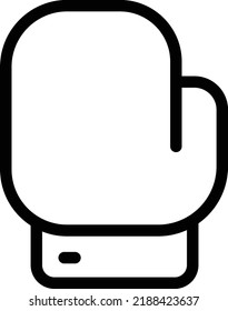 Ilustración del vector de guantes sobre un fondo transparente.Símbolos de calidad superior.Icono vectorial de trazo para el concepto y el diseño gráfico.