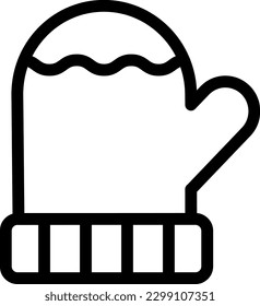 gloves Vector illustration on a transparent background. Premium quality symmbols. Thin line vector icons for concept and graphic design.
