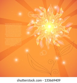 glow abstract background