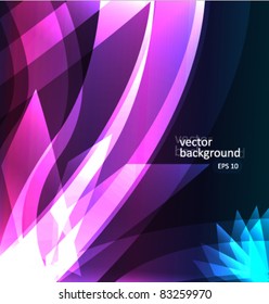 Glow abstract background vector illustration