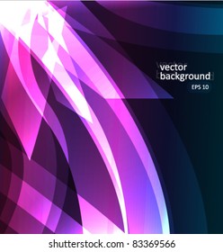 Glow abstract background vector illustration