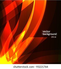 Glow abstract background vector illustration