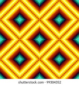 Glow abstract mosaic seamless pattern background vector illustration