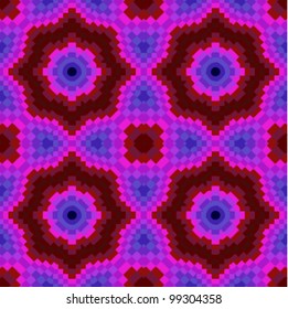Glow abstract mosaic seamless pattern background vector illustration